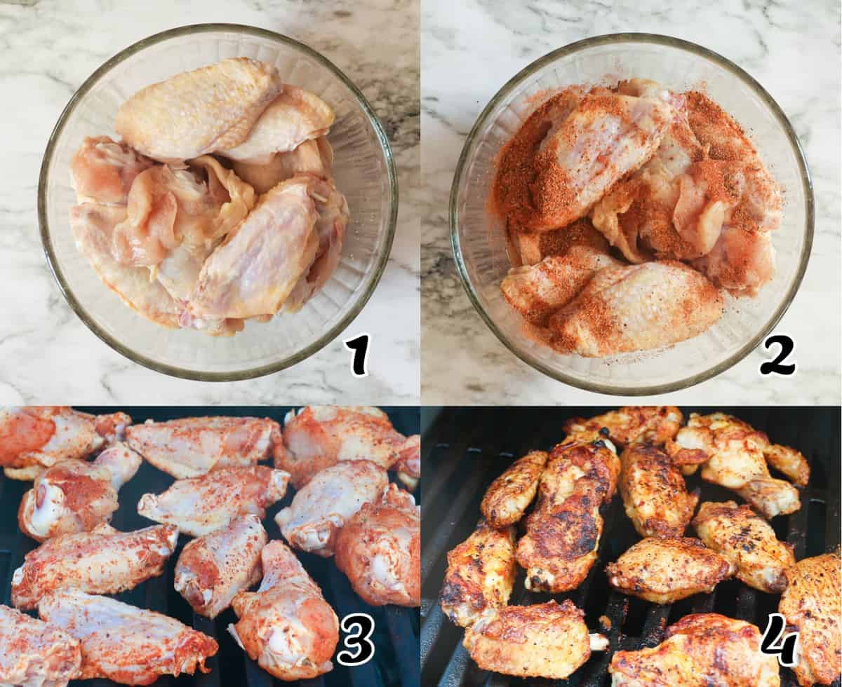 Seasoning and grilling the bird
