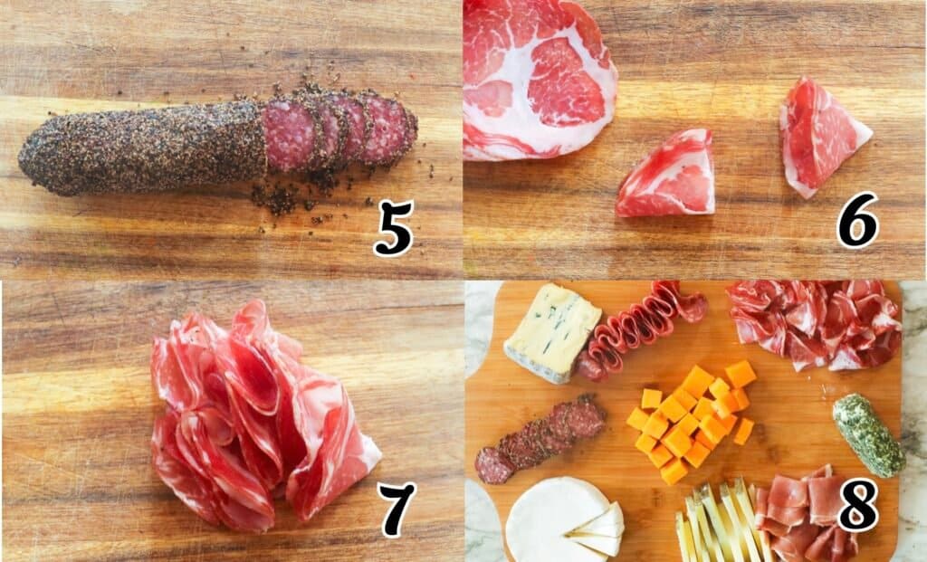 Getting the meats ready