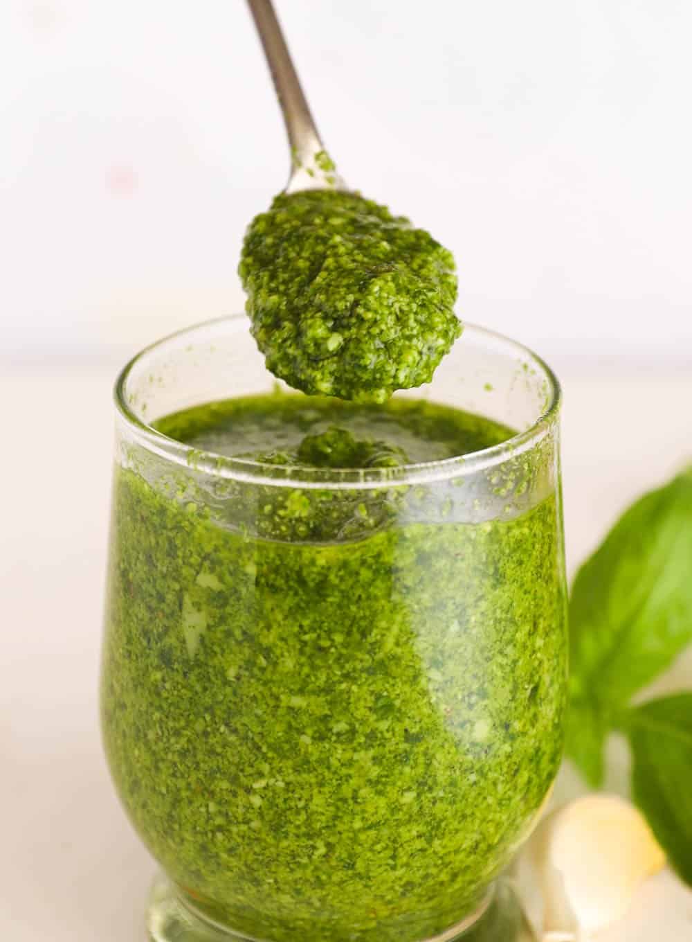 Sauces made from basil are best enjoyed fresh