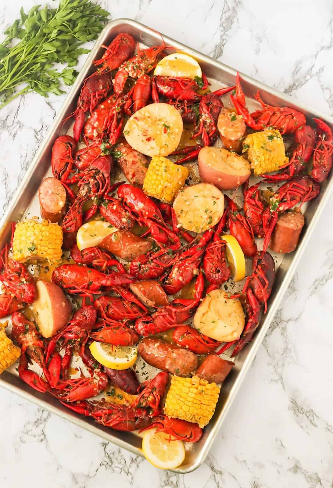 next family get-together Crawfish Boil