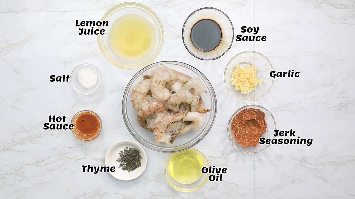 Recipe Ingredients Jerk shrimps