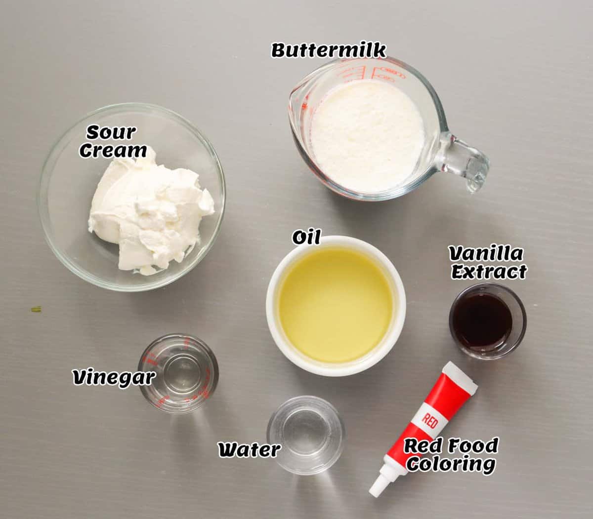 Red Velvet Cheesecake Recipe Ingredients