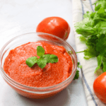 Tomato paste with basil