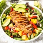 Jerk Chicken Salad perfect for a healthy new year