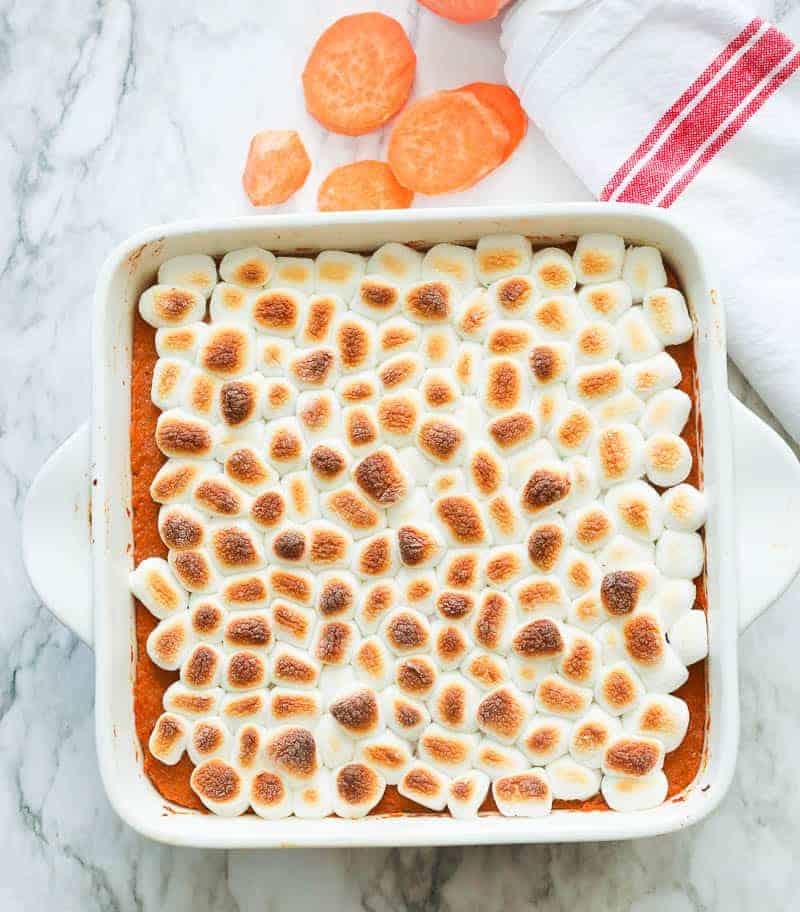 Delicious Sweet Potato Casserole with Marshmallows