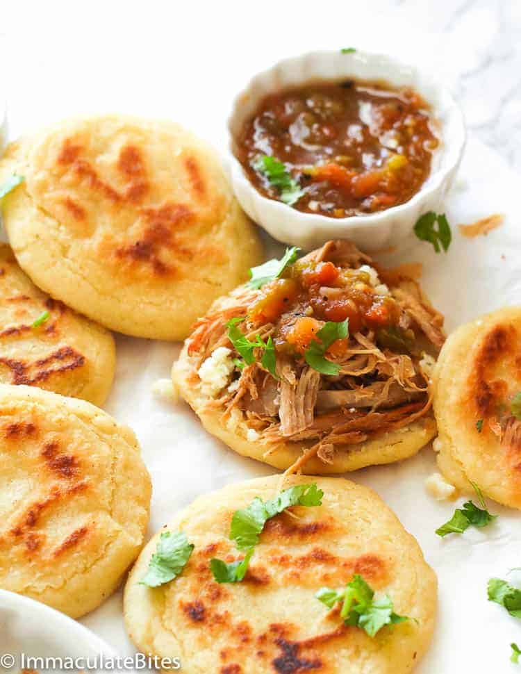 Venezuelan Arepas - Healthier Steps