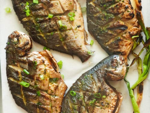Grilled Pompano Fish - Immaculate Bites