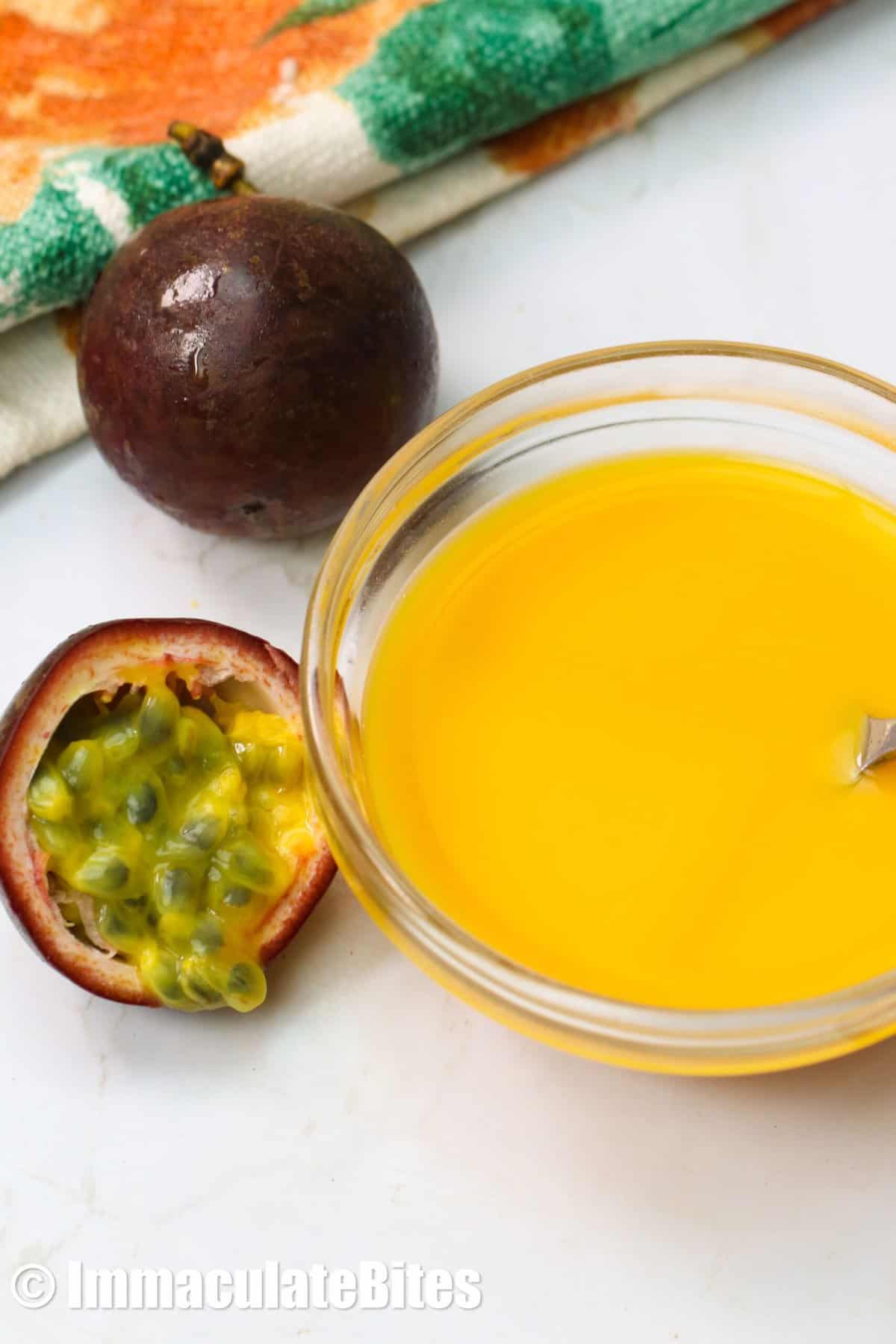 Passion Fruit Puree - Immaculate Bites