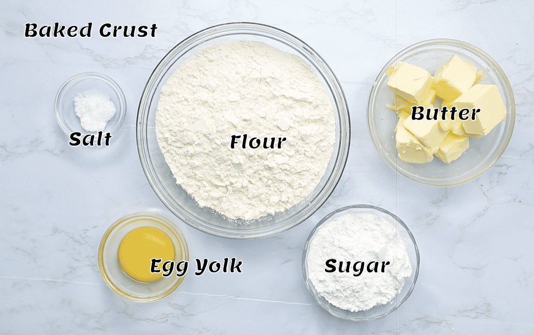 Baked Pie Crust Ingredients