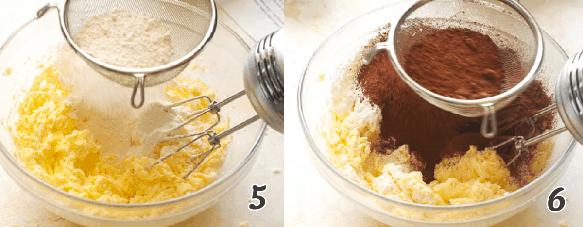 Mix in the dry ingredients