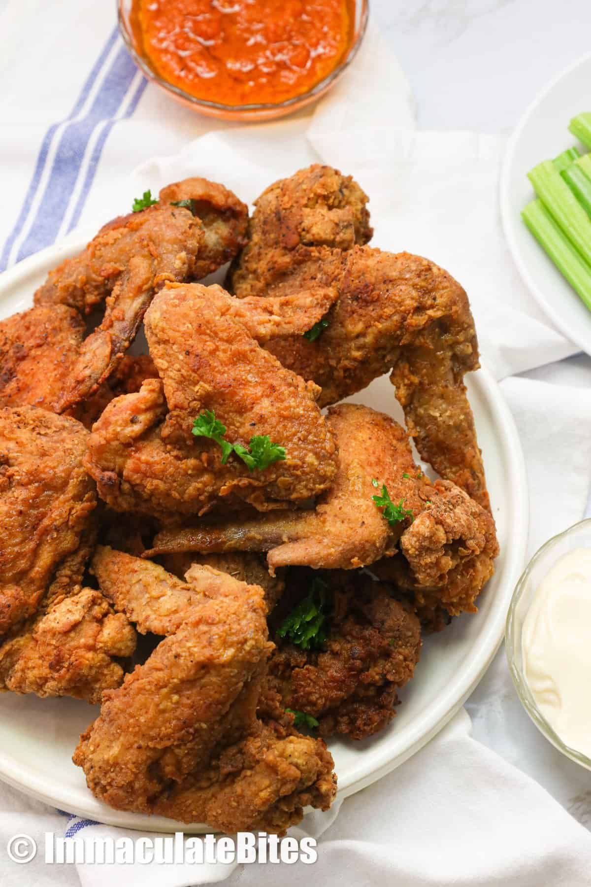 How Long to Deep Fry Chicken Wings - Deep Fried Chicken Wings