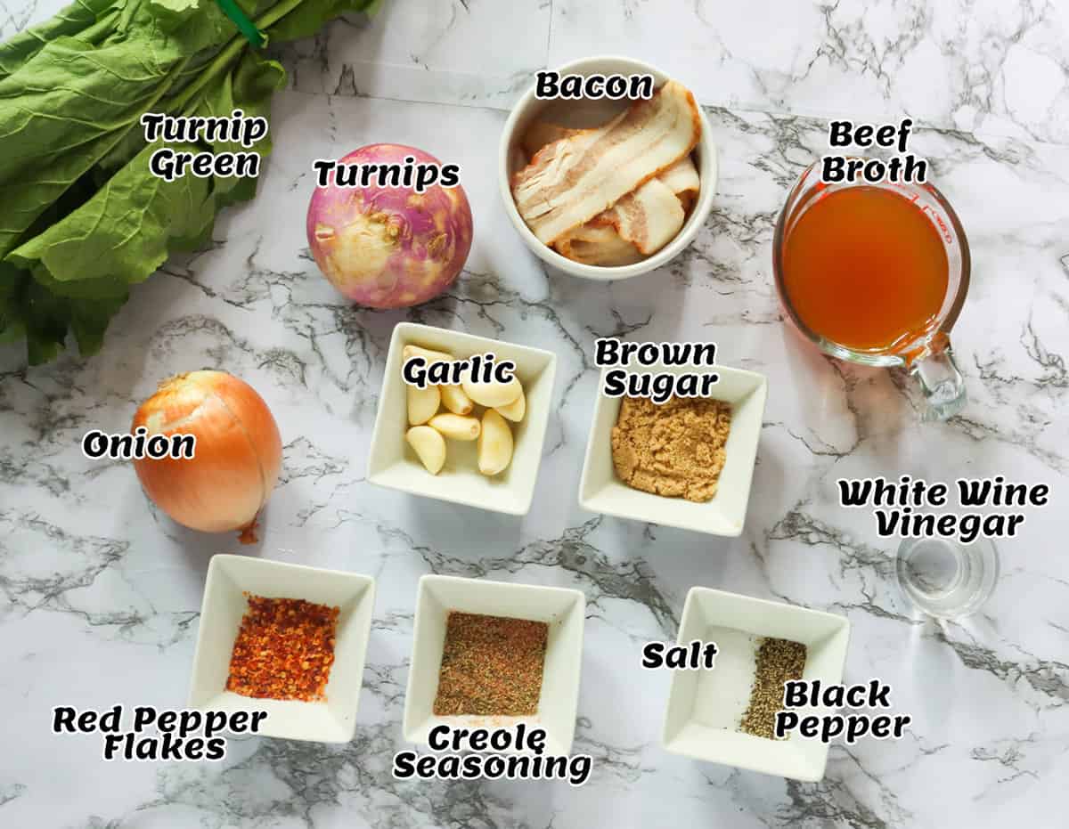 Turnip Leaf Recipe Ingredients