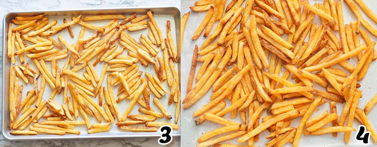 Baking the fries