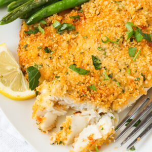 Parmesan crusted tilapia