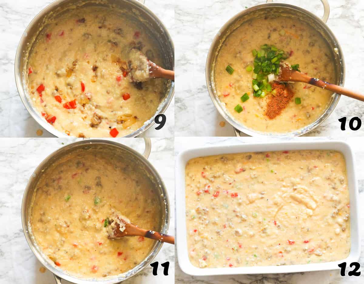 Grits Casserole Step by Step Process