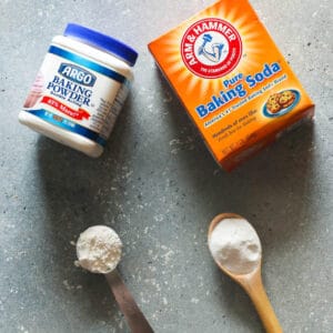 Baking soda vs. baking powder