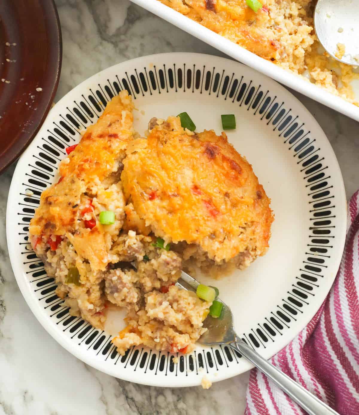 Serve up an insanely delicious grits casserole for a one-dish breakfast