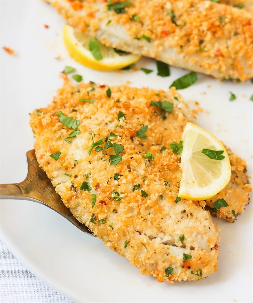 Parmesan Crusted Tilapia - Immaculate Bites