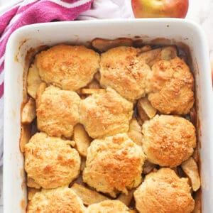 Apple Cobbler – This popular fall dessert is made from juicy fresh apples