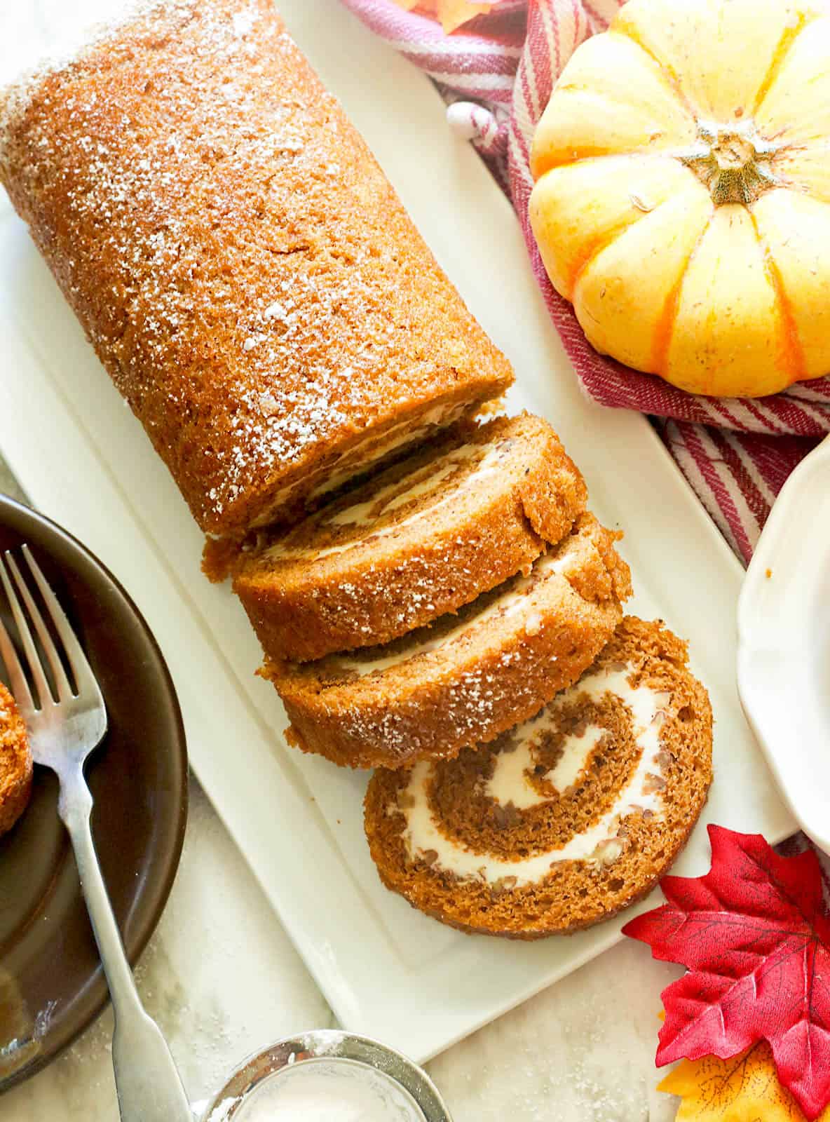 Pumpkin Roll Cake - Every Kitchen Tells A Story