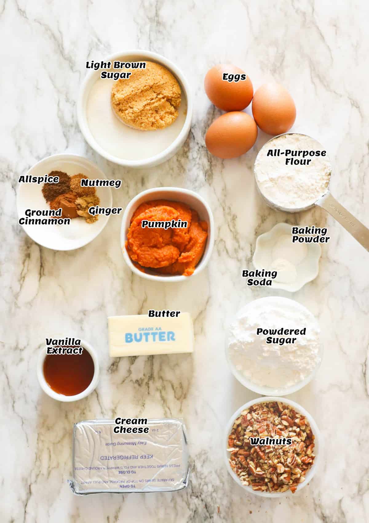 Recipe Ingredients Pumpkin Roll