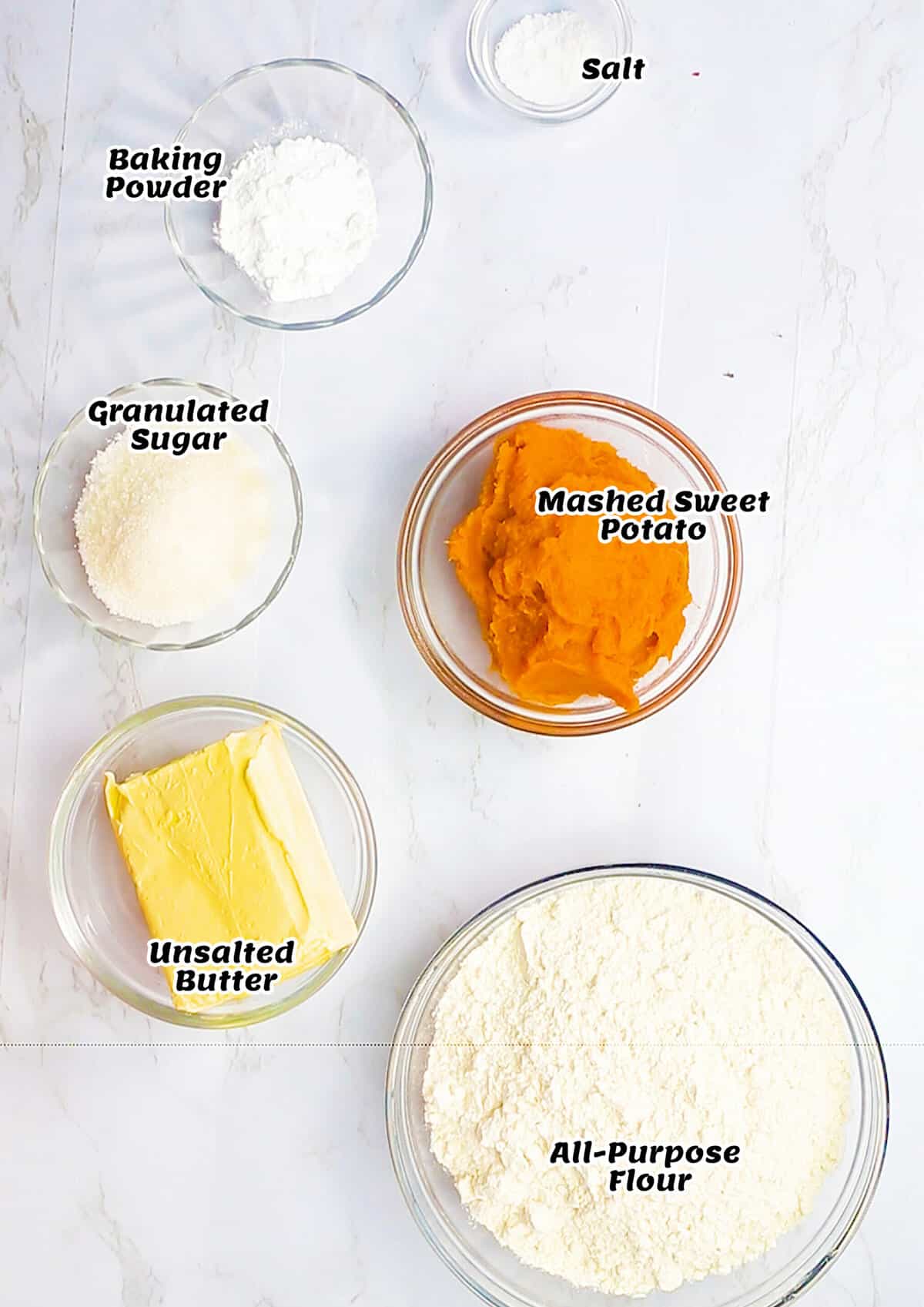 recipe ingredients Sweet Potato biscuits