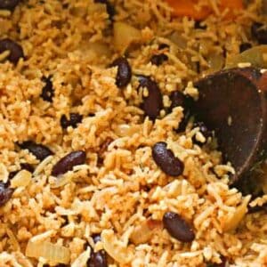 Caribbean rice and beans recipe - rice meal like no other!