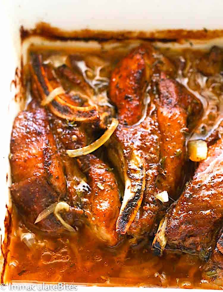 Oven-baked country ribs