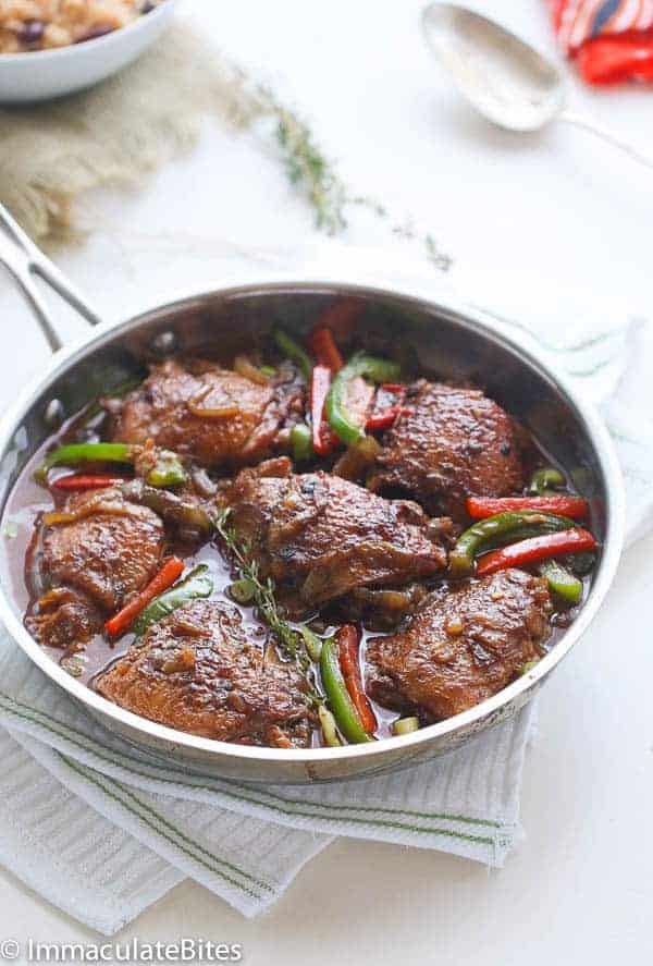 Slow cooker Jamaican brown stew for the win