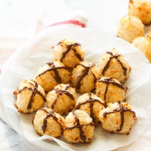 Enjoy a plateful of Coconut Macaroons