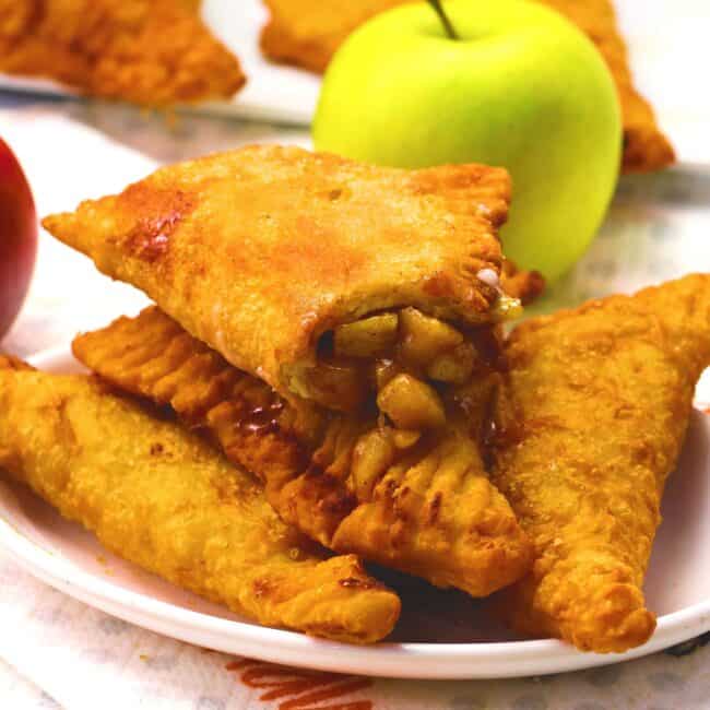 Freshly fried apple pies to bring out the smiles