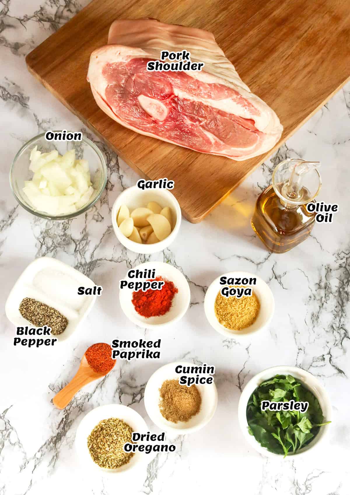 What you need to make pernil