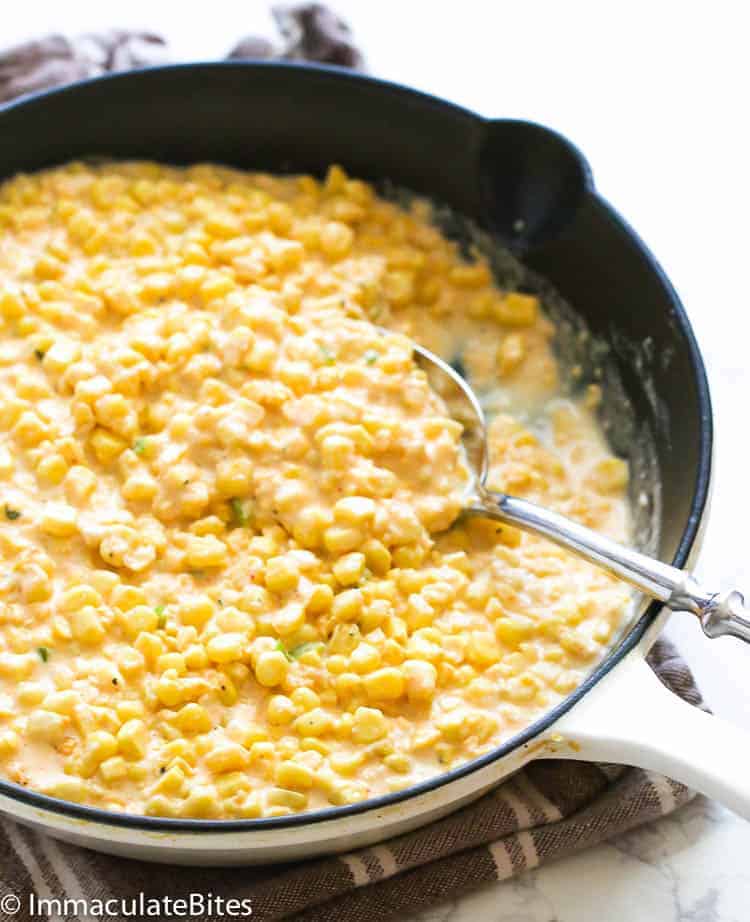Enjoy creamed corn that fills your heart for the holidays