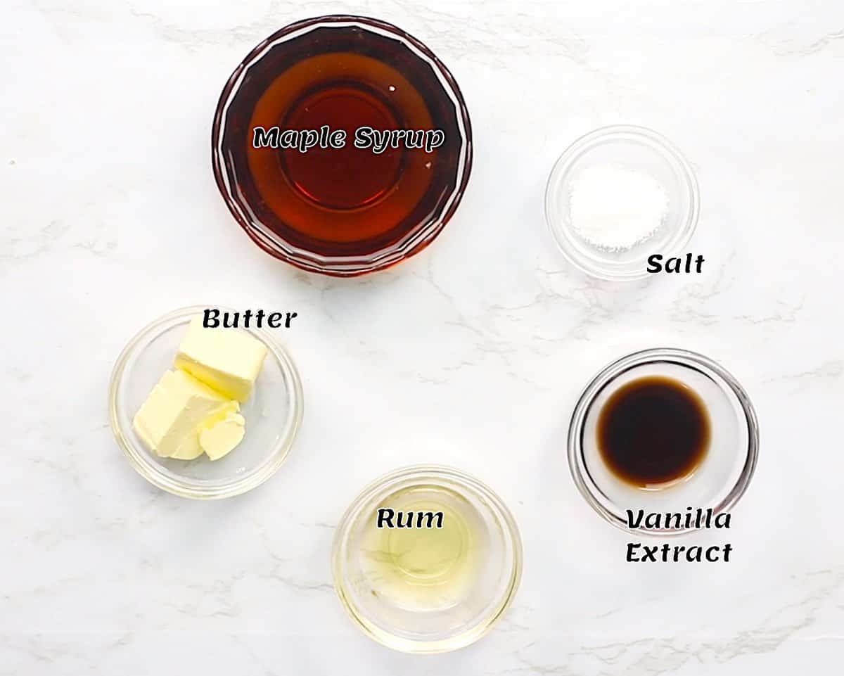 What you need to make syrup