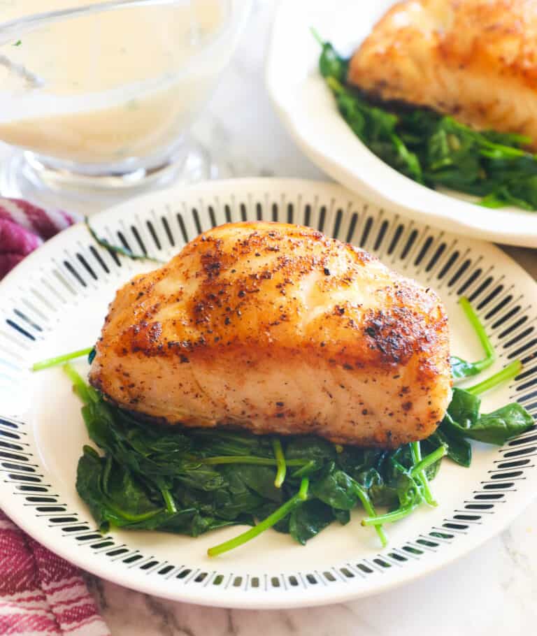 Chilean Sea Bass is a tender, flaky, and super delicious baked fish