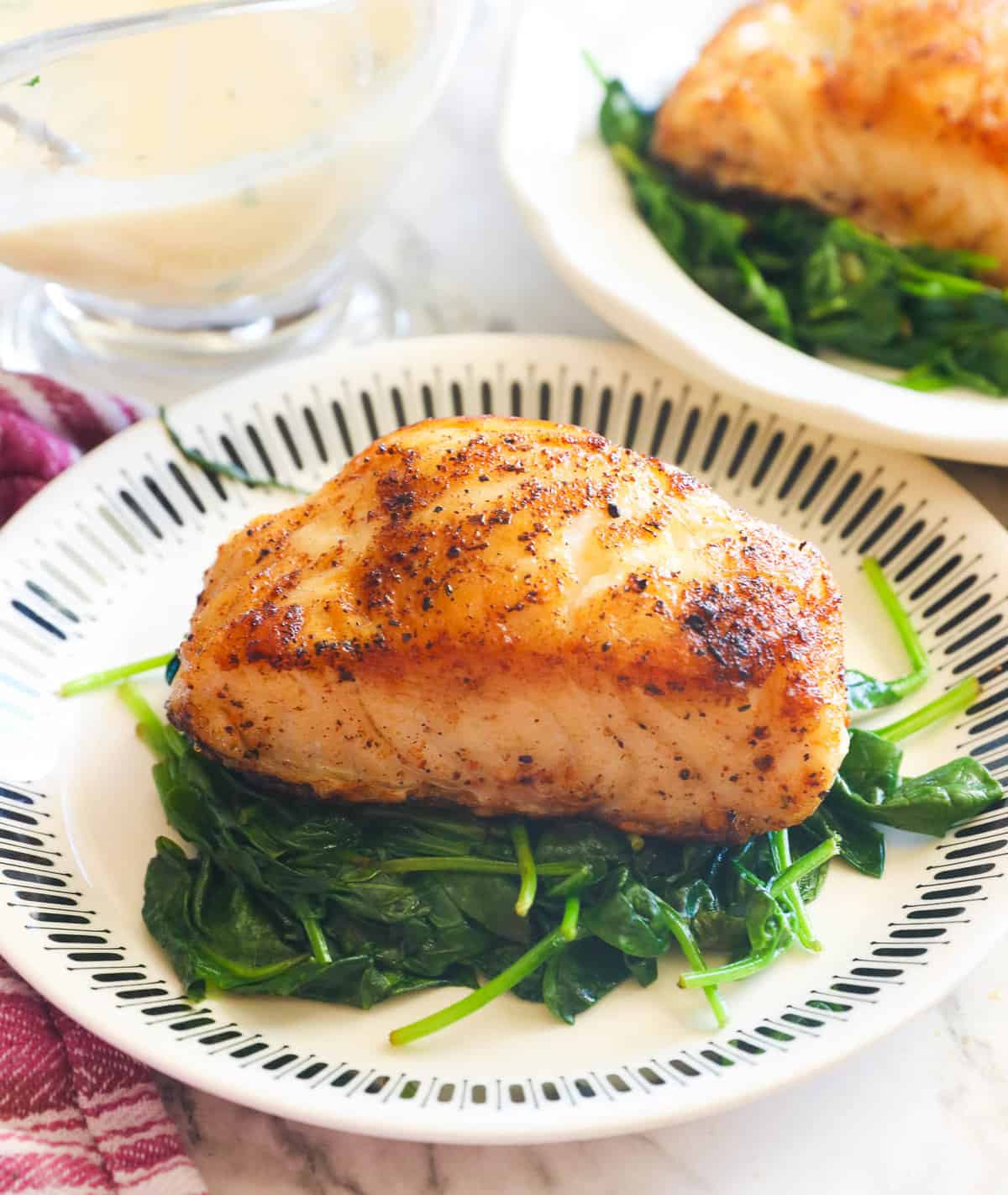Chilean Sea Bass is a tender, flaky, and super delicious baked fish 