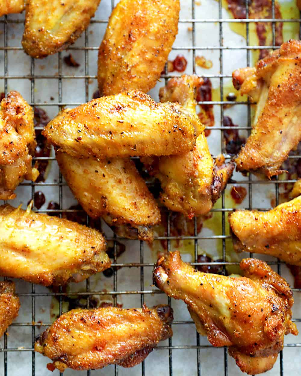 Fresh from the oven lemon pepper chicken wings