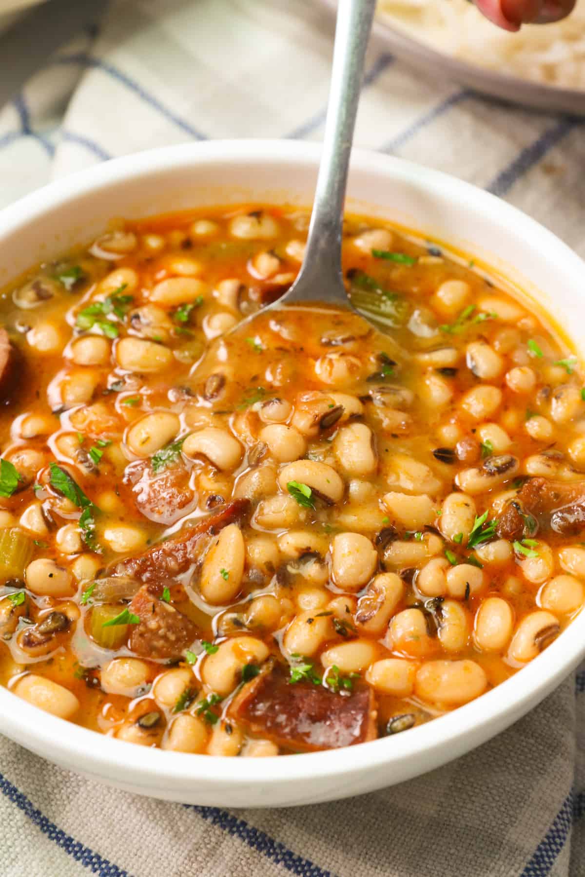 A hearty bowl of smoky, comforting black-eyed peas is great for your health 