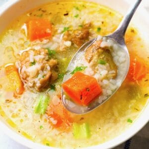 Enjoy Chicken and Rice Soup