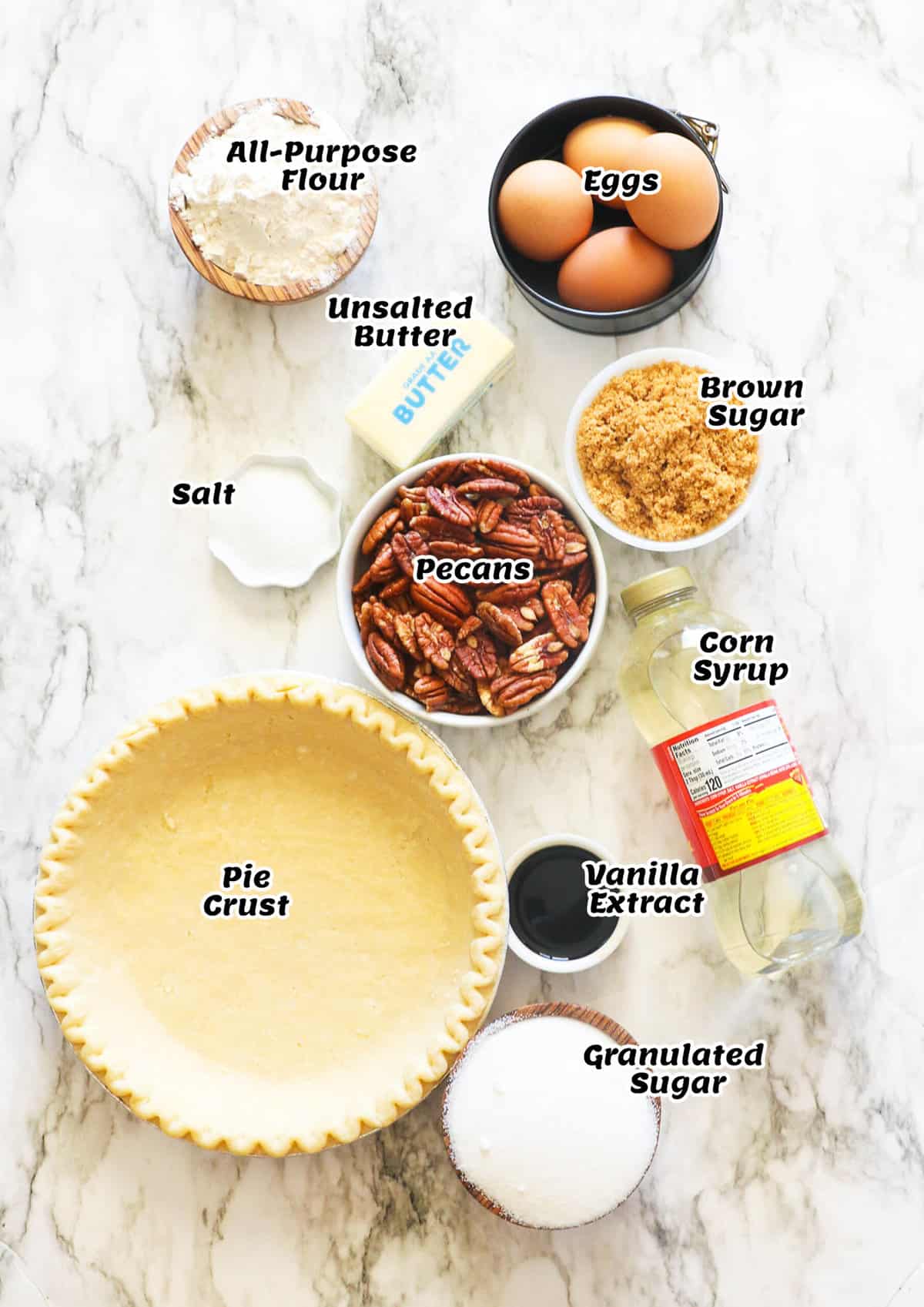 Recipe Ingredients Pecan Pie Bars