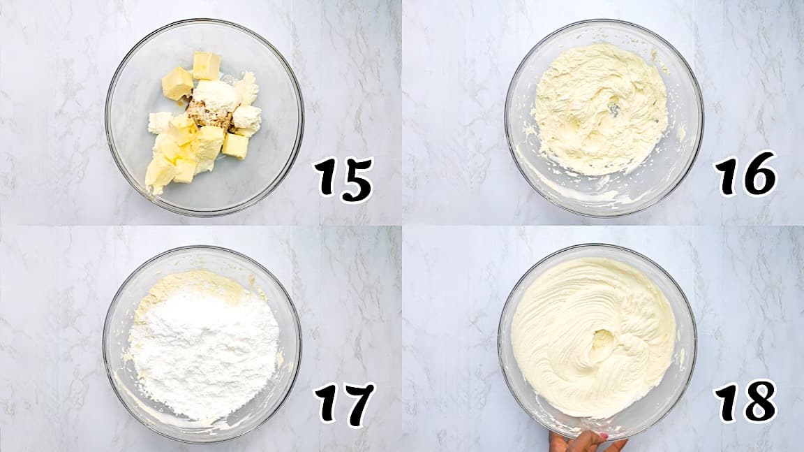 Make the cream cheese frosting