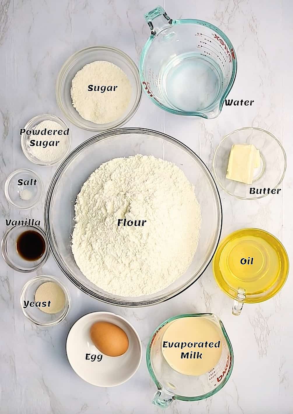 What you need for chocolate beignet dough