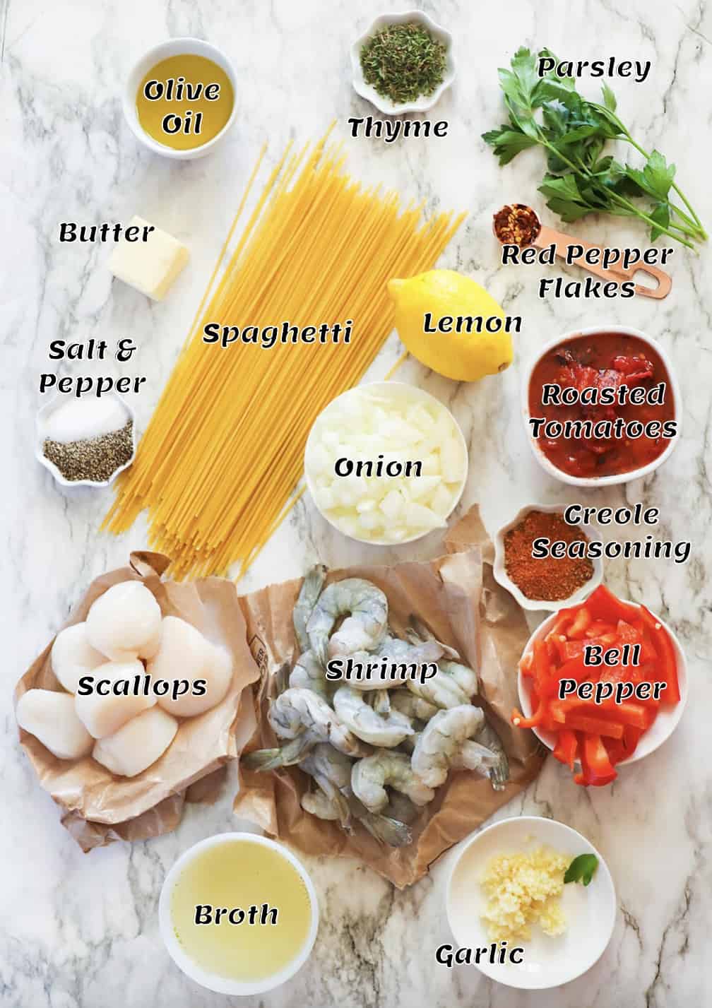 What you need to make seafood pasta