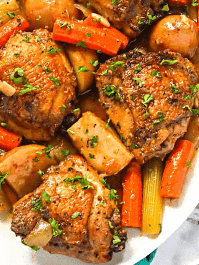Slow Cooker Chicken Thighs deliciously simple, flavorpacked