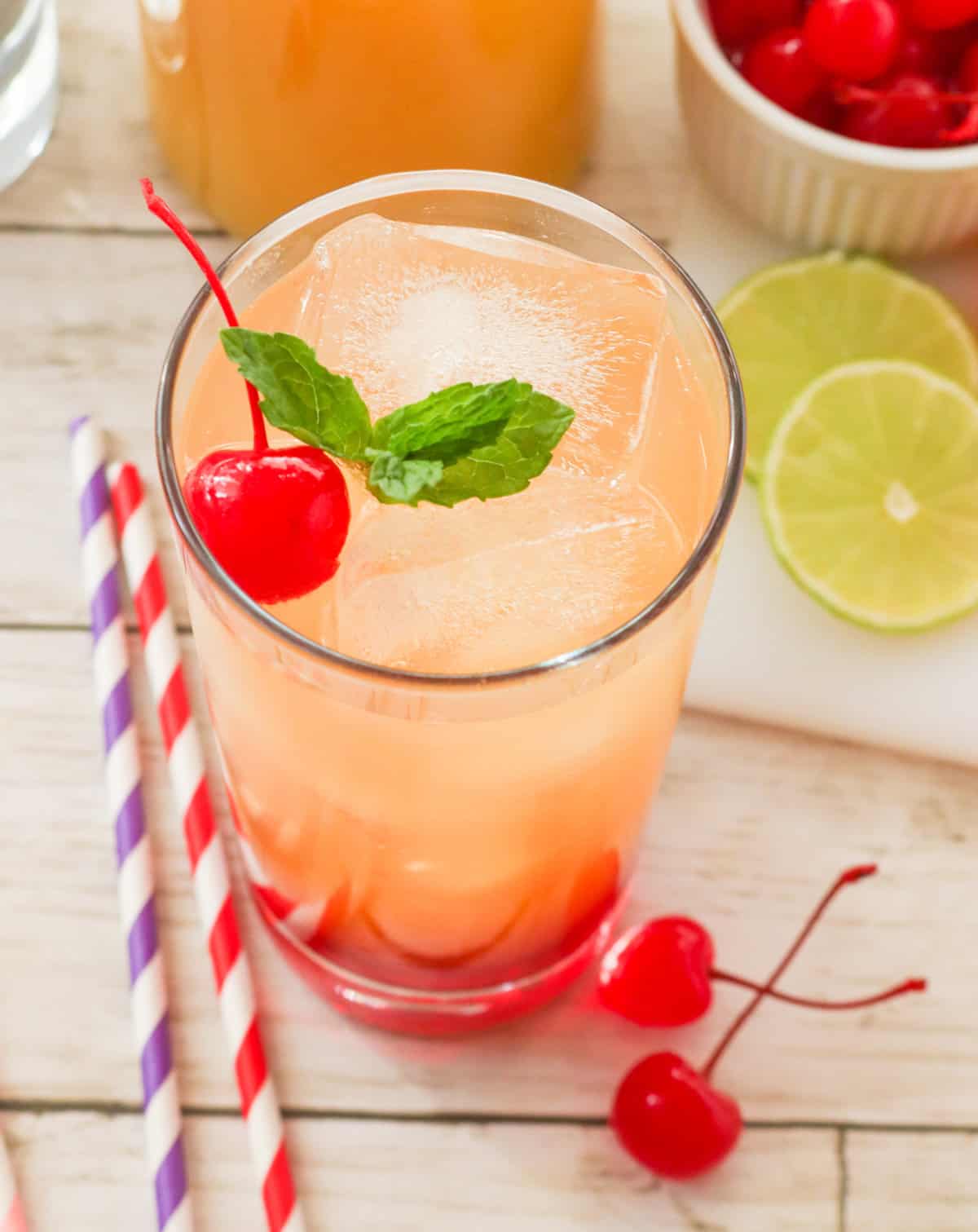 Enjoy the bold mix of flavors in a Shirley Temple drink