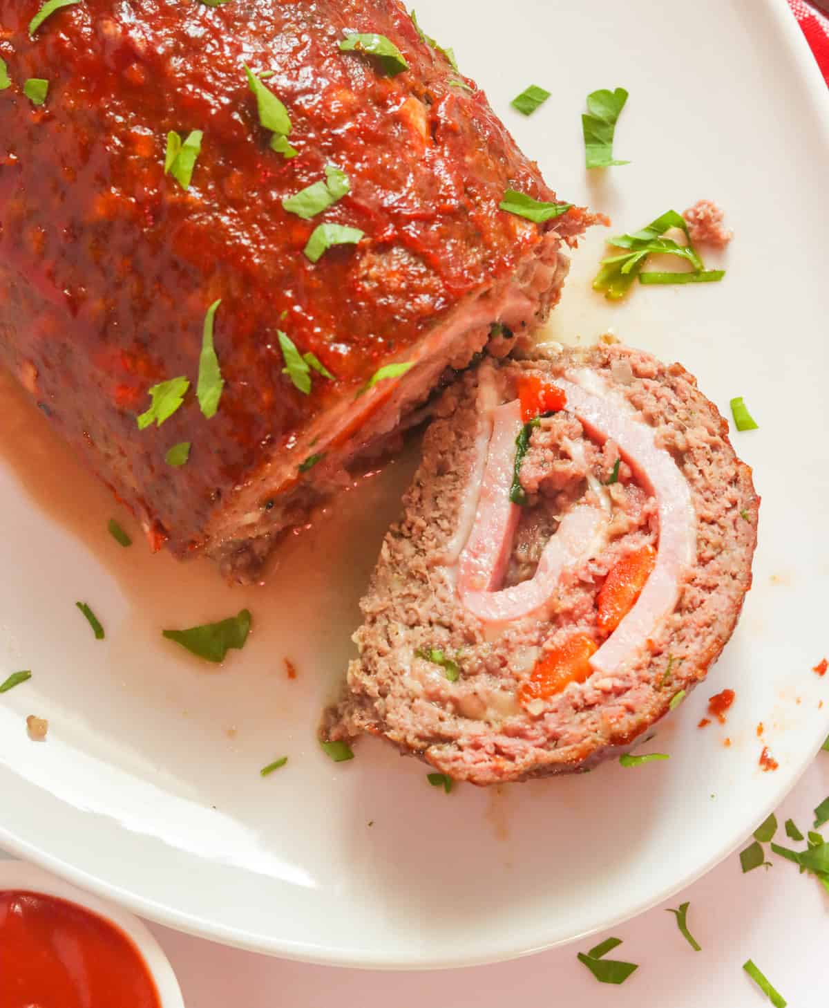 Délicieux pain de viande farci pour la nourriture réconfortante ultime