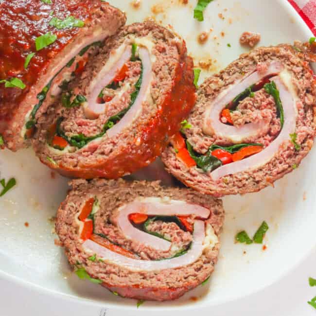 Mouthwatering Stuffed Meat Loaf