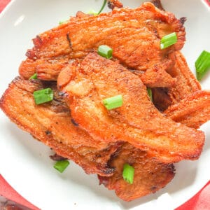 A plateful of crispy pork jowl for soul food comfort