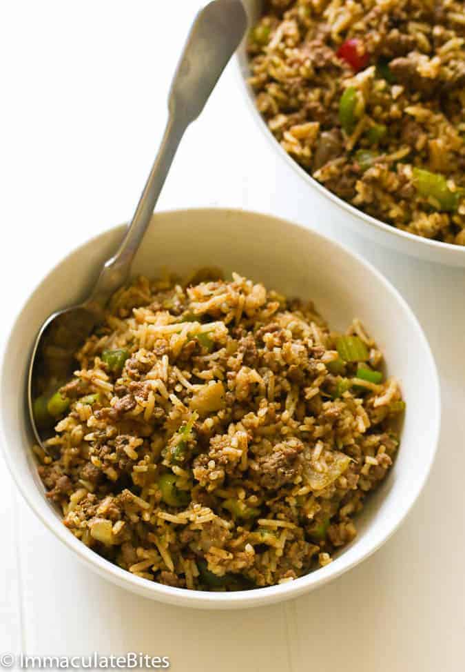 A soul-satisfying bowl of easy dirty rice