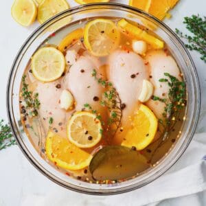 Brining chicken breast for grilling is super easy